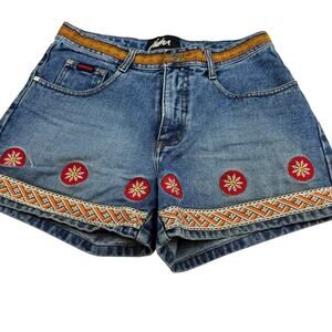 Vintage Y2K Fubu Jean Shorts Size 9/10
